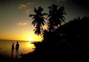 couple on the beach