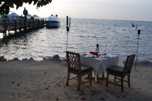 beach dinner