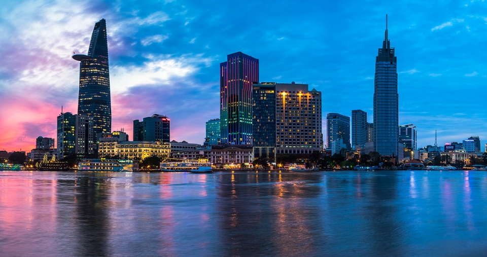 The-Reverie-Saigon-Exterior-at-Sunset